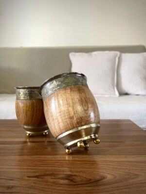 Mate imperial de algarrobo premium base bolita